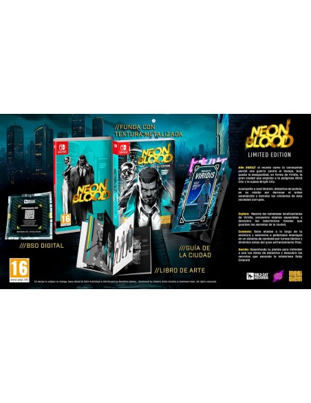 Juego Neon Blood Limited Edition para Nintendo Switch