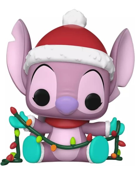 Figura Funko Pop! Disney Angel con Luces de Navidad Modelo 1505 | 81951 Edición Exclusiva de Funko