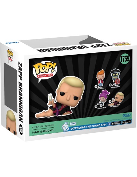 Figura Funko Pop! Futurama Zapp Branningan Modelo 1759 | 80079