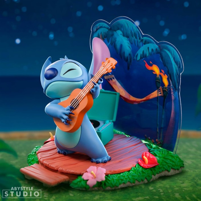 Figura Abystyle Disney Stitch con Guitarra...