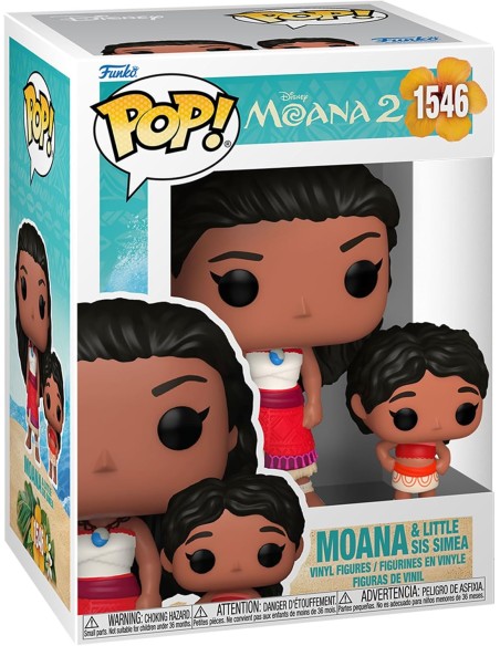 Figura Funko Pop! Disney Vaiana 2 Moana y Simea Modelo 1546 | 79736