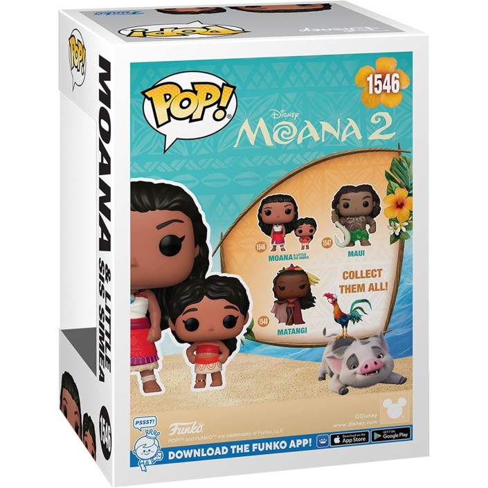 Figura Funko Pop! Disney Vaiana 2 Moana y Simea...