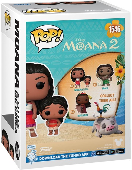 Figura Funko Pop! Disney Vaiana 2 Moana y Simea Modelo 1546 | 79736