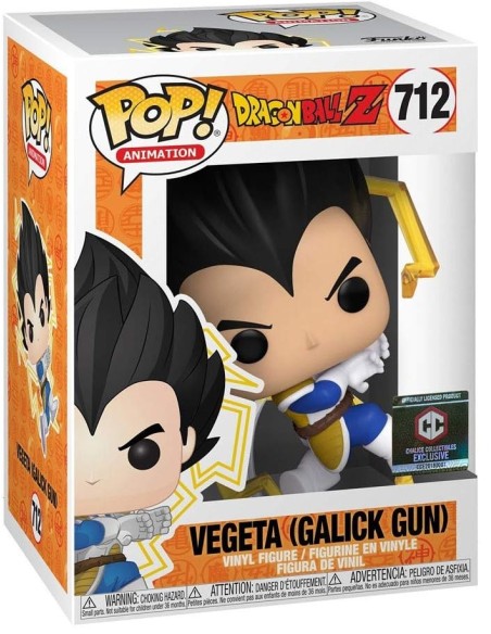 Figura Funko Pop! Dragon Ball Vegeta Galick Gun Modelo 712 | 46058