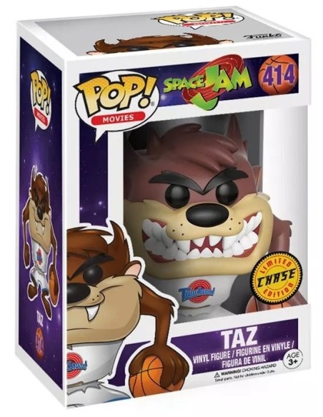 Figura Funko Pop! Películas Space Jam Taz 414 | 12429 Edición Chase