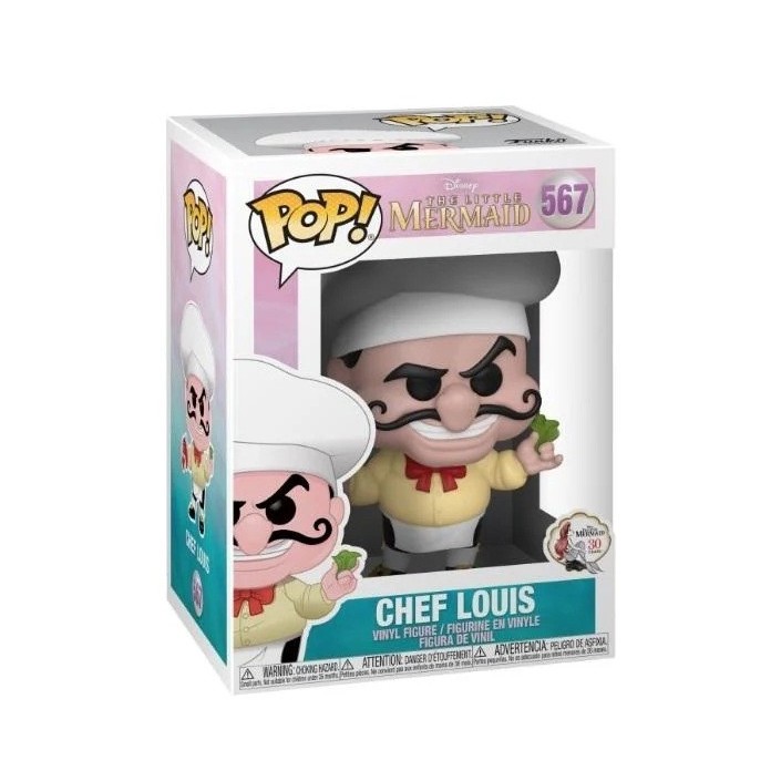 Figura Funko Pop! Disney La Sirenita Chef Louis...