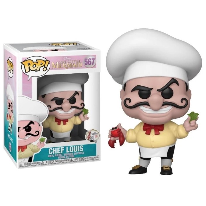 Figura Funko Pop! Disney La Sirenita Chef Louis...
