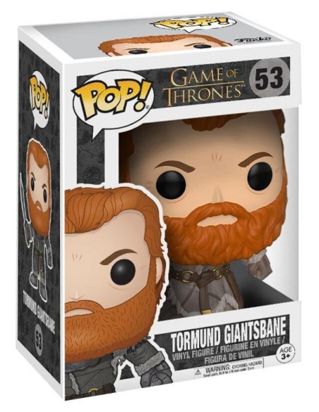 Figura Funko Pop! Televisión Juego de Tronos Tormund Giantsbane Modelo 53 | 30653