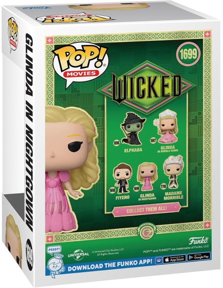 Figura Funko Pop! Películas Wicked Glinda en Camisón Modelo 1699 | 79750