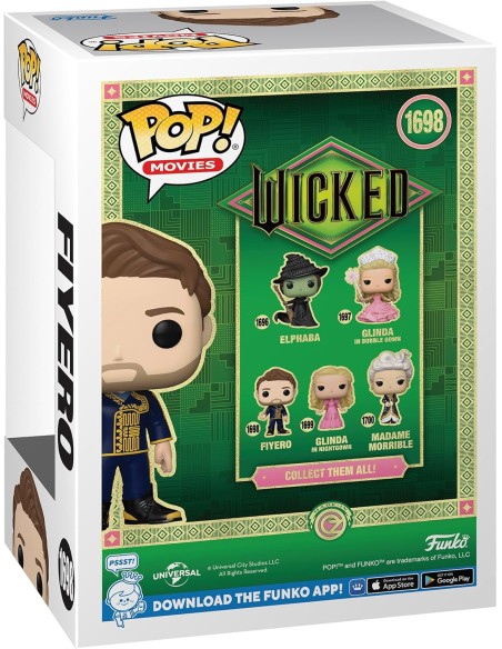 Figura Funko Pop! Películas Wicked Fiyero Modelo 1698 | 79749
