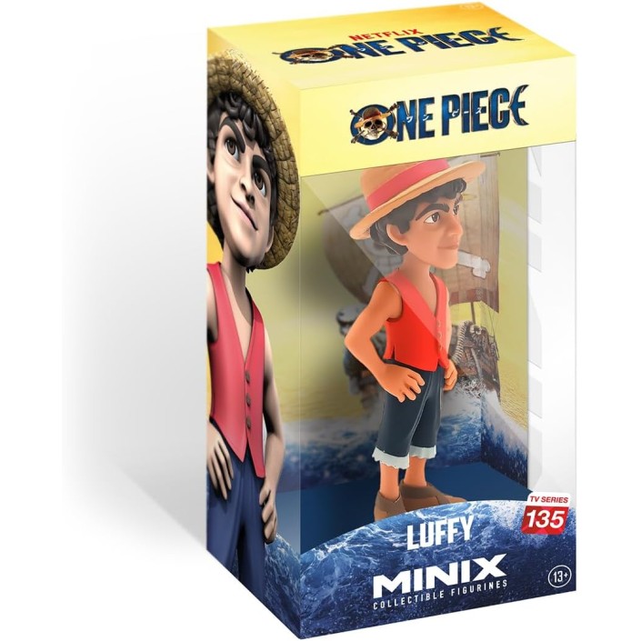 Figura Minix One Piece Monkey D. Luffy Modelo 135