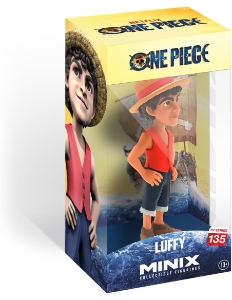 Figura Minix One Piece Monkey D. Luffy Modelo 135