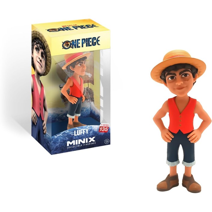 Figura Minix One Piece Monkey D. Luffy Modelo 135