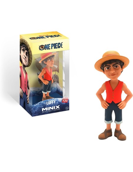 Figura Minix One Piece Monkey D. Luffy Modelo 135