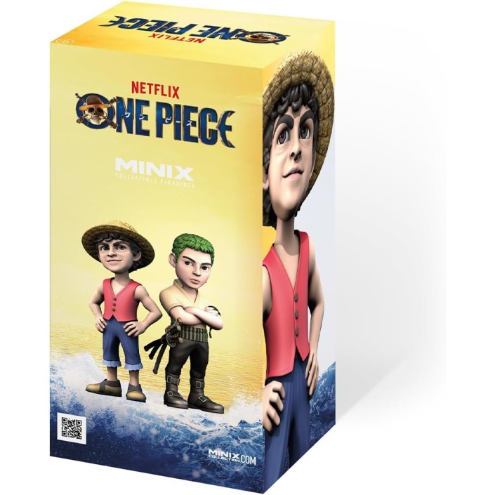 Figura Minix One Piece Monkey D. Luffy Modelo 135
