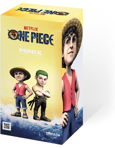 Figura Minix One Piece Monkey D. Luffy Modelo 135