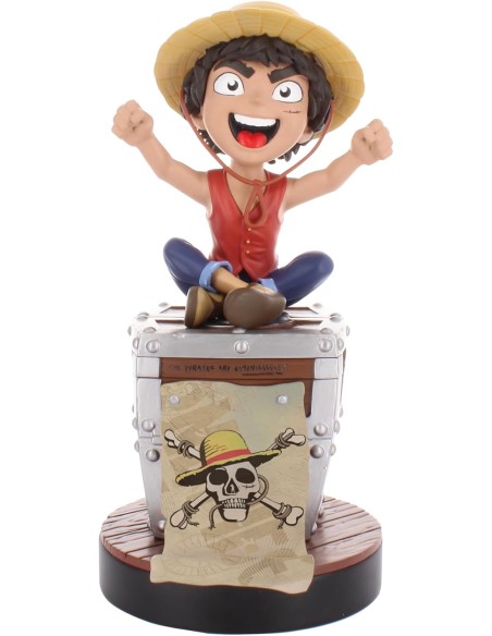 Soporte Cable Guys para Mando o Móvil Modelo One Piece Monkey D. Luffy