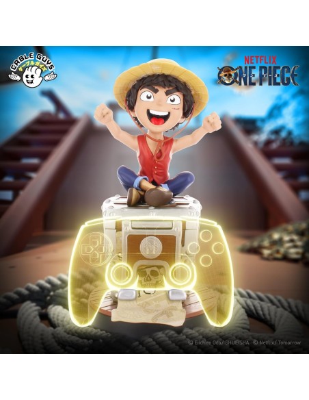 Soporte Cable Guys para Mando o Móvil Modelo One Piece Monkey D. Luffy