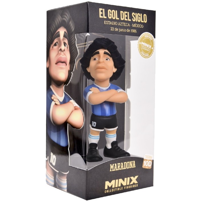 Figura Minix Legendas del Fútbol Maradona Gol...