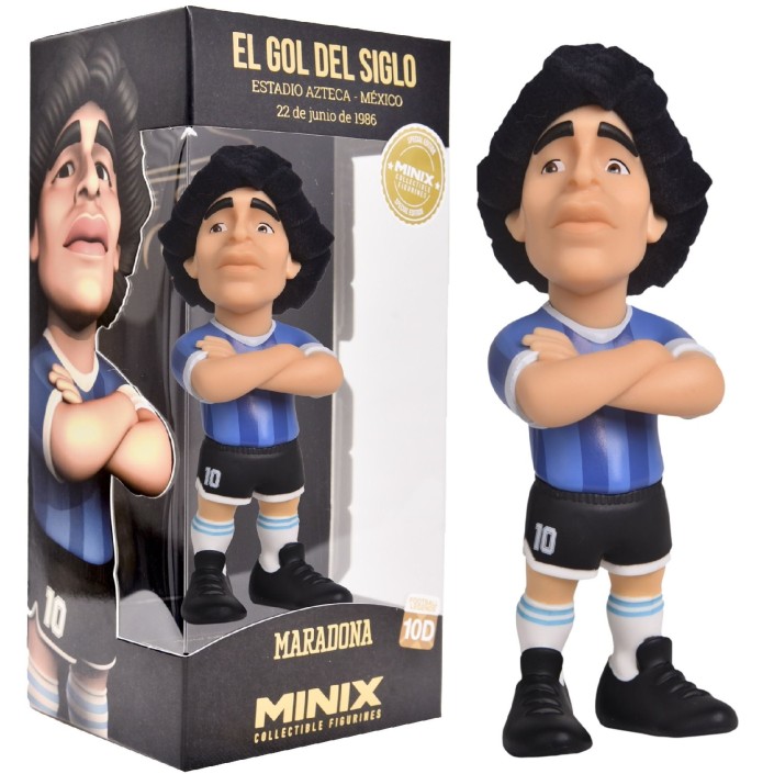 Figura Minix Legendas del Fútbol Maradona Gol...
