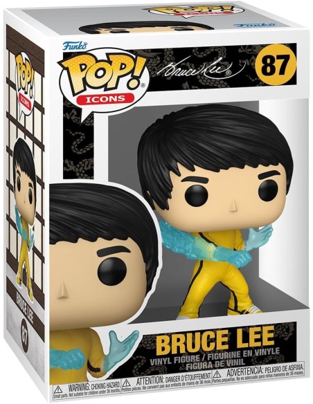 Figura Funko Pop! Iconos Bruce Lee Modelo 87 | 81066
