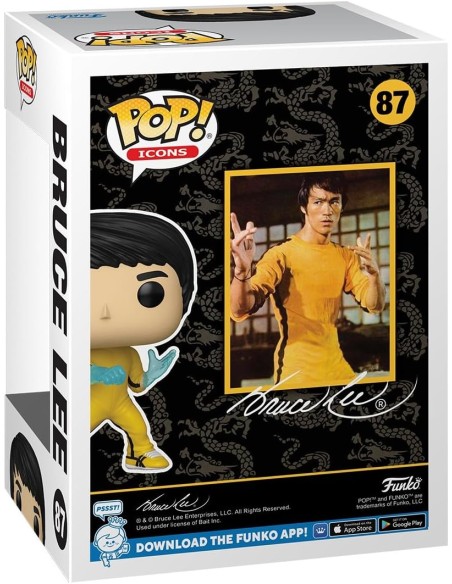Figura Funko Pop! Iconos Bruce Lee Modelo 87 | 81066
