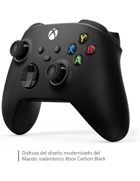 Mando Inalámbrico Microsoft Xbox Serie X y S Color Negro Carbon Black