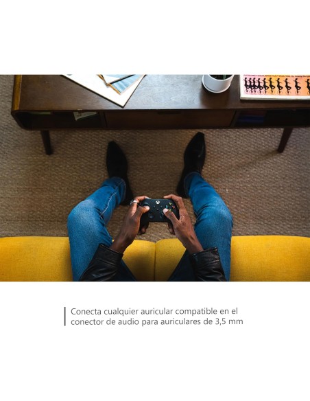 Mando Inalámbrico Microsoft Xbox Serie X y S Color Negro Carbon Black