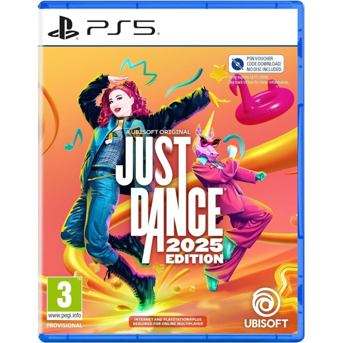 Juego Just Dance 2025 Carátula con Código de...