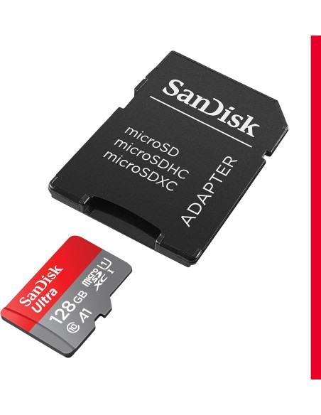 Tarjeta de Memoria SanDisk Ultra MicroSD 128GBC10 UHS-I SDXC 140MB/s