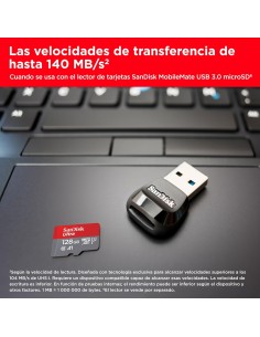 Tarjeta de Memoria SanDisk Ultra MicroSD 128GBC10 UHS-I... 2