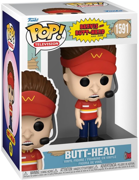 Figura Funko Pop! Televisión Beavis and Butt-Head Butt Head Modelo 1591 | 80168