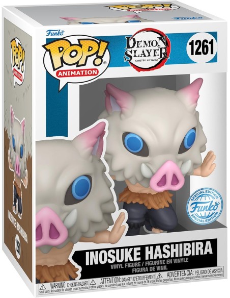 Figura Funko Pop! Animación Demon Slayer Inosuke Hashibira Modelo 1261 | 68489 Edición Especial