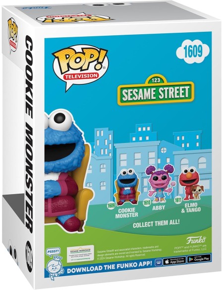 Figura Funko Pop! Televisión Barrio Sésamo Monstruo de las galletas Modelo 1609 | 80142