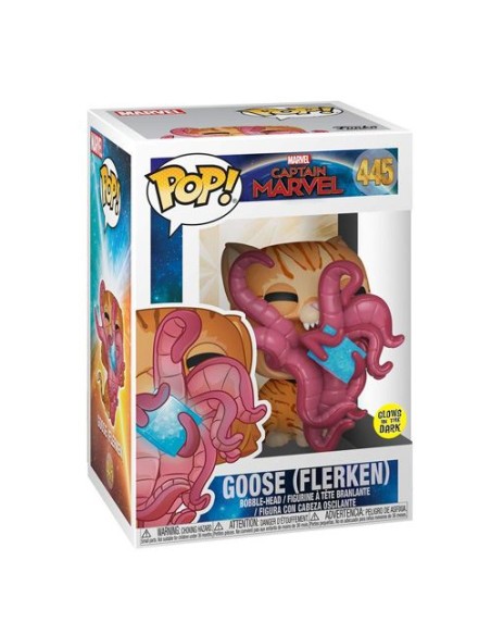 Figura Funko Pop! Marvel Capitán Marvel Goose (Flerken) Modelo 445 | 37687