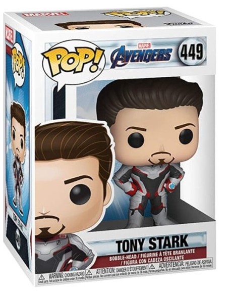 Figura Funko Pop! Marvel Avengers Tony Stark Modelo 449 | 36660