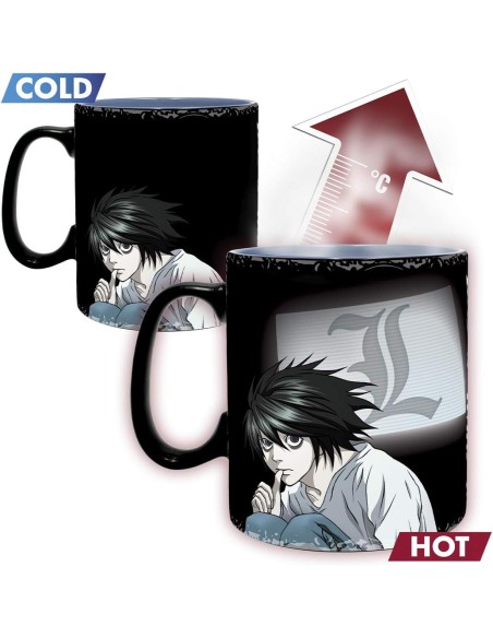 Taza Térmica de Cerámica Abystyle Death Note Modelo Kira & L