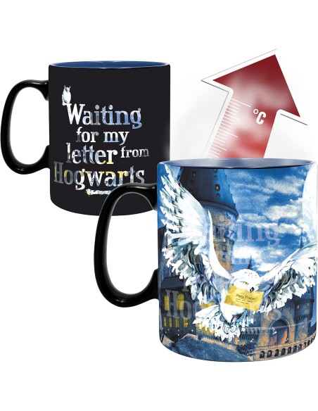 Taza Térmica de Cerámica Abystyle Harry Potter Modelo Carta