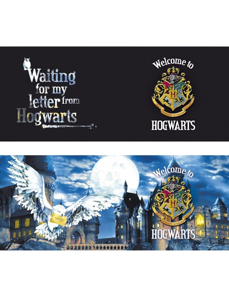 Taza Térmica de Cerámica Abystyle Harry Potter Modelo Carta