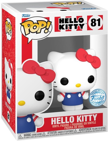 Figura Funko Pop! Hello Kitty y Amigos Hello Kitty Modelo 81 | 75287 Edición Exclusiva
