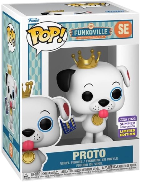 Figura Funko Pop! Proto con Blockbuster Modelo SE| 76151 Edición Limitada Convención de verano 2023