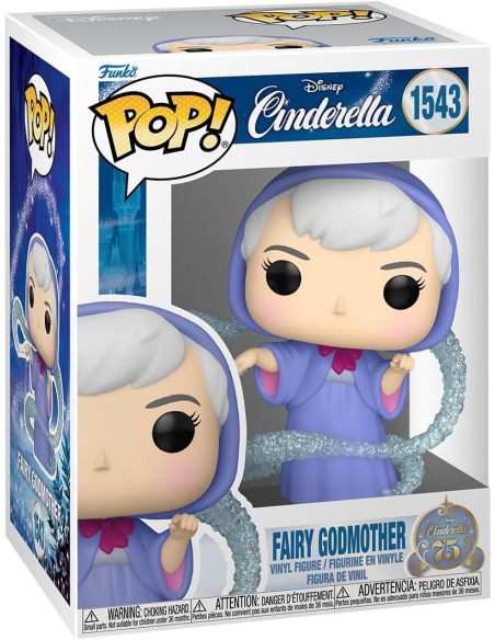 Figura Funko Pop! Disney Cenicienta Hada Madrina 75 Aniversario Modelo 1543 | 83457