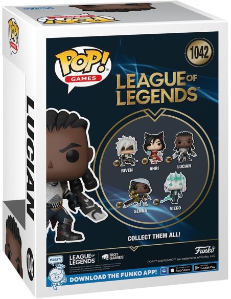 Figura Funko Pop! Juegos League of Legends Lucian Modelo 1042 | 80301