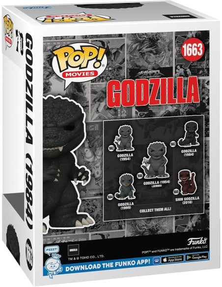 Figura Funko Pop! Películas Godzilla - Godzilla (1984) Modelo 1663 | 80878