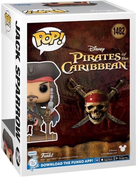 Figura Funko Pop! Disney Piratas del Caribe Capitán Jack Sparrow Modelo 1482 | 81940