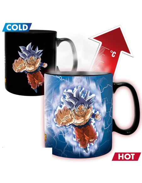 Taza Térmica de Cerámica Abystyle Dragon Ball Modelo Goku Vs Jiren