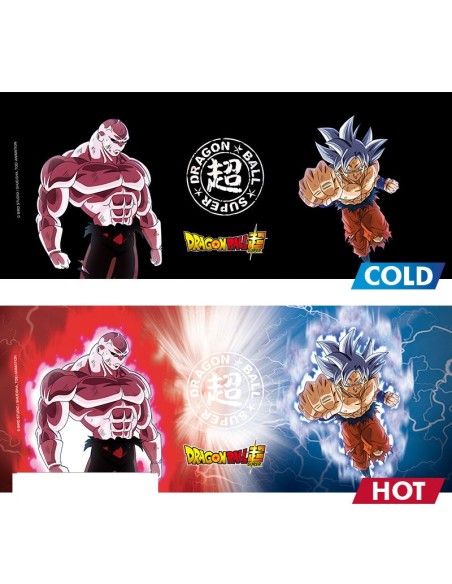 Taza Térmica de Cerámica Abystyle Dragon Ball Modelo Goku Vs Jiren