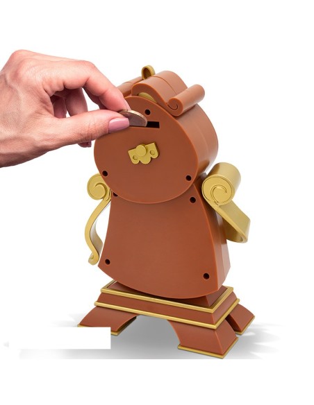 Hucha Abystyle Disney Bella y Bestia Modelo Din Don Reloj