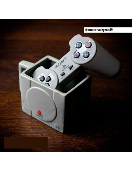 Taza de Cerámica 3D Abystyle Play Station Modelo Consola