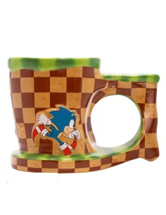 Taza de Cerámica 3D Abystyle Sonic Modelo Sonic Run